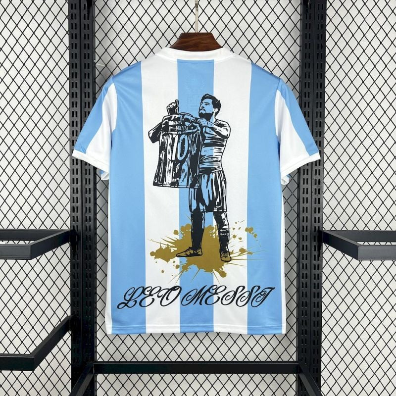 Camiseta Argentina Conmemorativa Messi 2025/26 Versión Fan