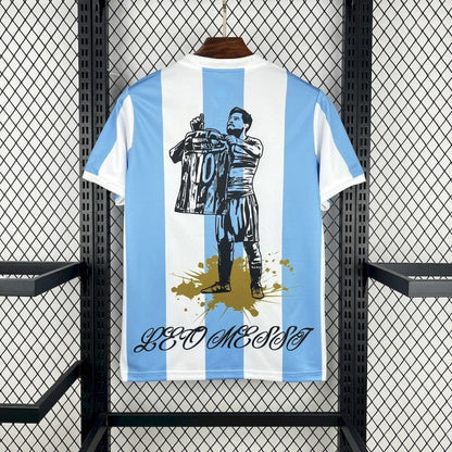 Camiseta Argentina Conmemorativa Messi 2025/26 Versión Fan