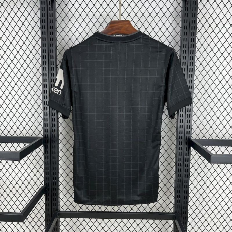 Camiseta Tottenham Hotspur Negra 2025/26 Versión Fan