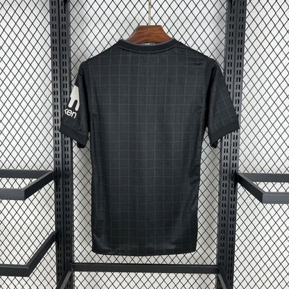 Camiseta Tottenham Hotspur Negra 2025/26 Versión Fan