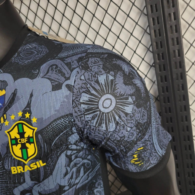 Camiseta Brasil Edición Especial "Cristo Redentor" 2024 Versión Jugador