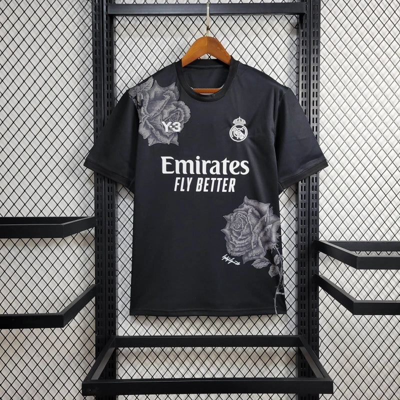 Camiseta Real Madrid "Y-3" Negra 2023/24 Versión Fan