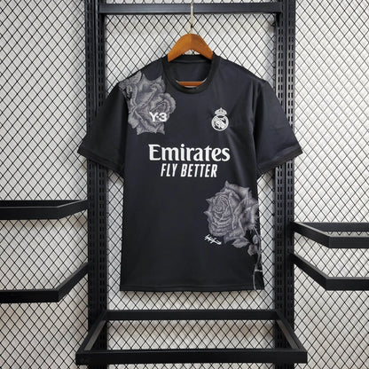 Camiseta Real Madrid "Y-3" Negra 2023/24 Versión Fan