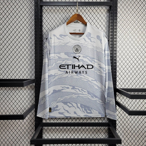 Camiseta Manchester City "Año del Dragón" Manga Larga 2023/24 Versión Fan