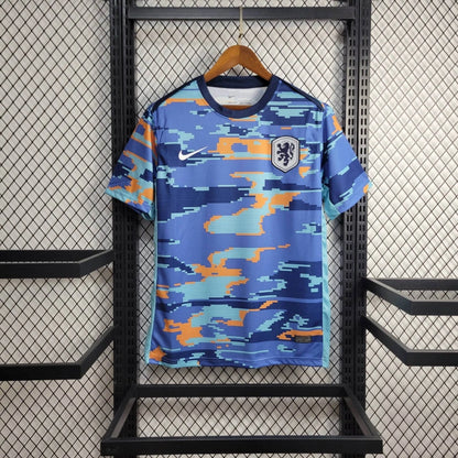 Camiseta Países Bajos Camiseta Entrenamiento 2024 Versión Fan