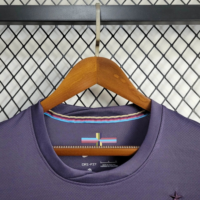 Camiseta Inglaterra Visita Manga Larga 2024 Versión Fan