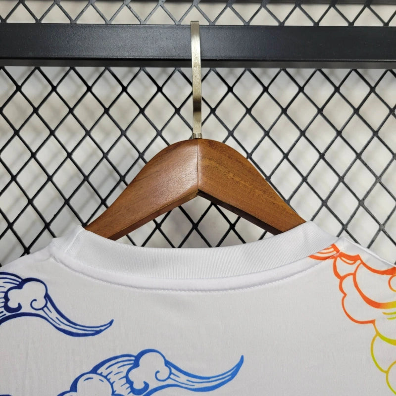 Camiseta Real Madrid Edición Especial Blanco "Dragón-Arcoíris" 2024/25 Versión Fan