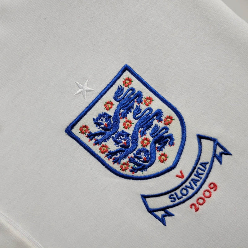 Camiseta Inglaterra Local Retro 2010 Versión Fan