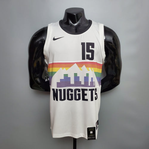 Camiseta Denver Nuggets "City Edition" Blanca Nikola Jokic