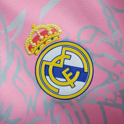 Camiseta Real Madrid 2024/25 Dragón Rosado Versión Fan