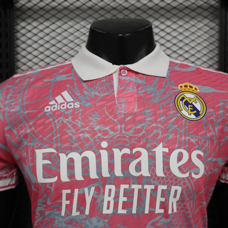 Camiseta Real Madrid 2024/25 Dragón Rosado Versión Jugador
