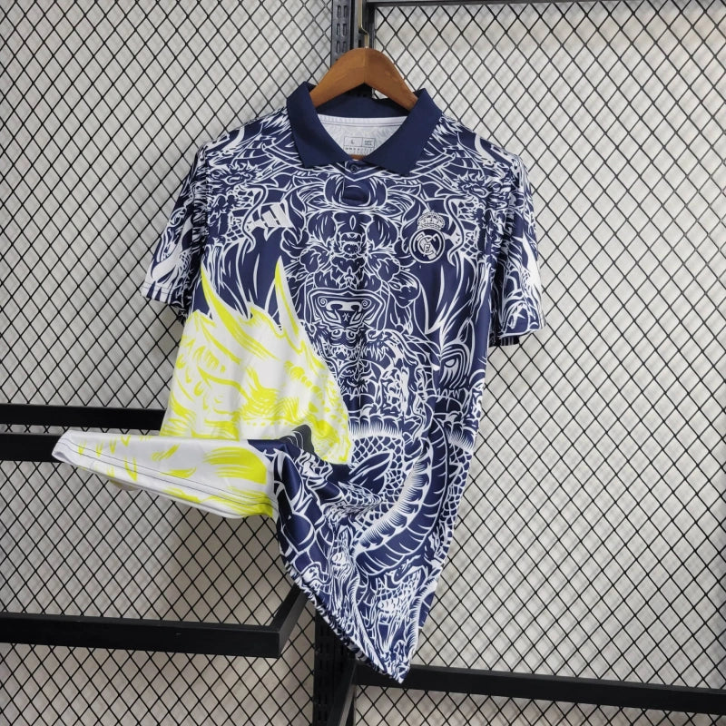 Camiseta Real Madrid Edición Especial "Dragón-Amarillo" 2024/25 Versión Fan