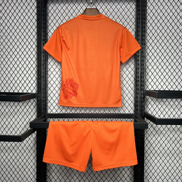 Real Madrid "Y-3 Rose Edition Orange" 2024/25 Kit Niños