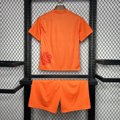 Real Madrid "Y-3 Rose Edition Orange" 2024/25 Kit Niños