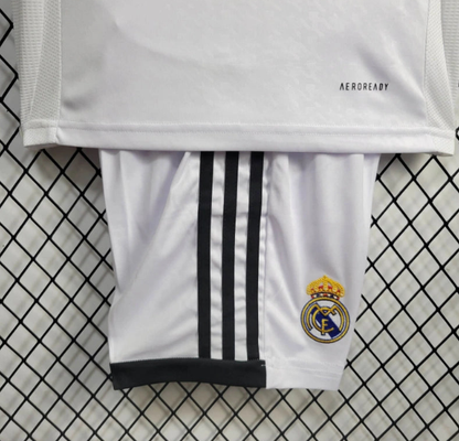 Real Madrid Local 2024/25 Kit Niños