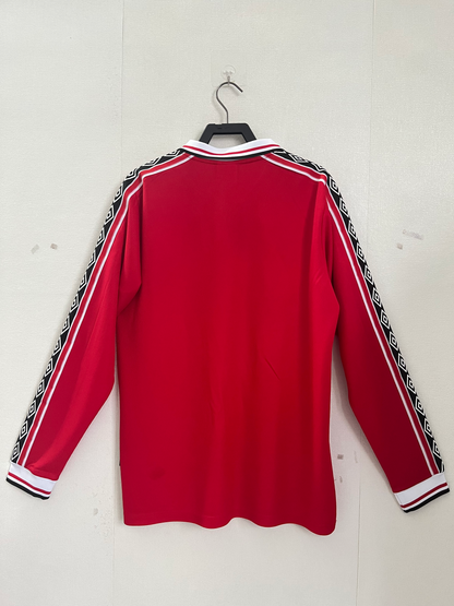 Camiseta Manchester United Retro Local Manga Larga 1998/99
