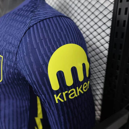 Camiseta Atlético Madrid Visita 2025/26 Manga Larga Versión Jugador