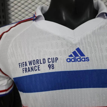 Camiseta Francia Visita Retro 1998 Versión Jugador