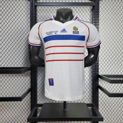 Camiseta Francia Visita Retro 1998 Versión Jugador