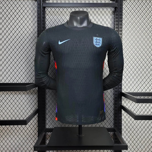 Camiseta Inglaterra Visita Manga Larga 2025/26 Versión Jugador