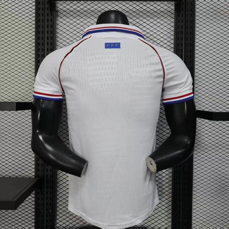 Camiseta Francia Visita Retro 1998 Versión Jugador
