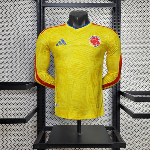 Camiseta Colombia Local Manga Larga 2025/26 Versión Jugador