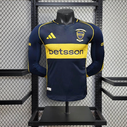 Camiseta Boca Juniors Local Manga Larga 2025/26 Versión Jugador