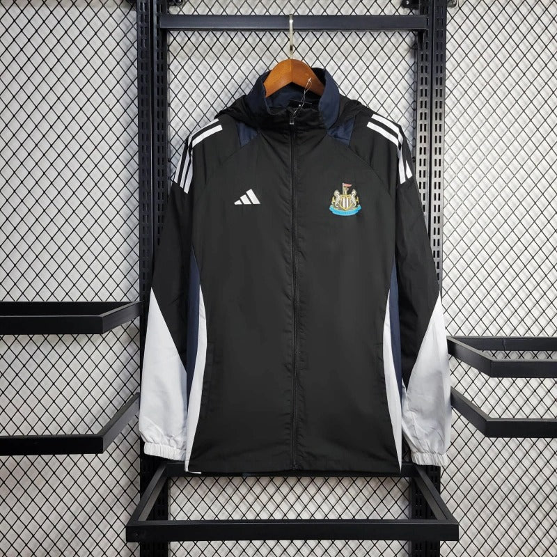 Cortavientos Newcastle United Adidas Negro/Blanco 2023/24