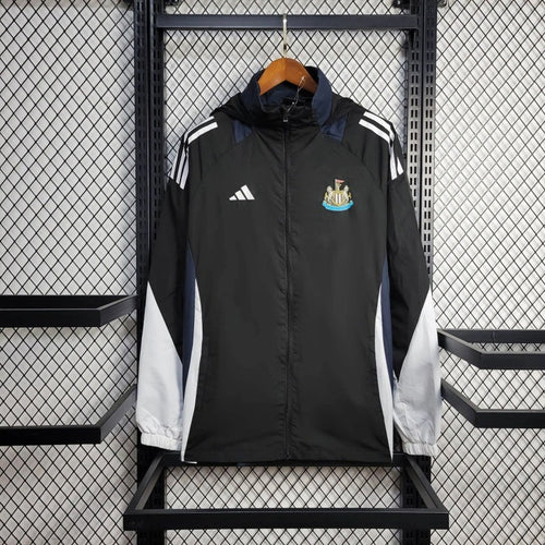 Cortavientos Newcastle United Adidas Negro/Blanco 2023/24
