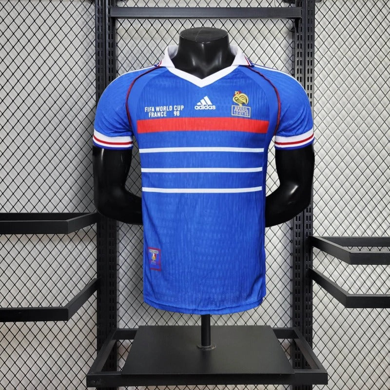 Camiseta Francia Local Retro 1998 Versión Jugador