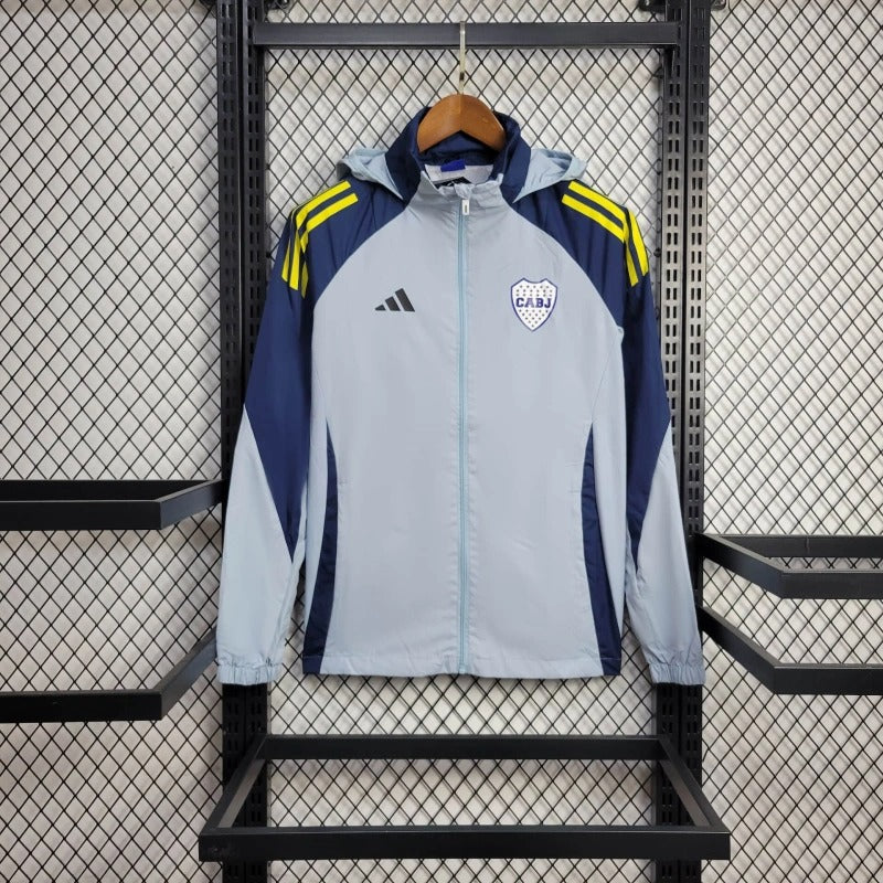 Cortavientos Adidas Boca Juniors Retro Gris