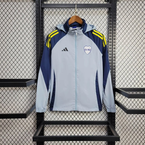 Cortavientos Adidas Boca Juniors Retro Gris