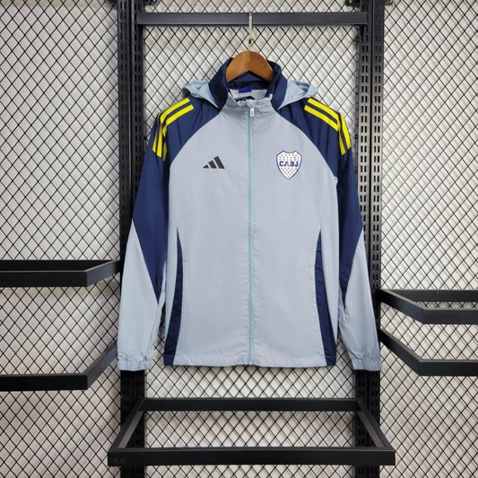 Cortavientos Adidas Boca Juniors Retro Gris