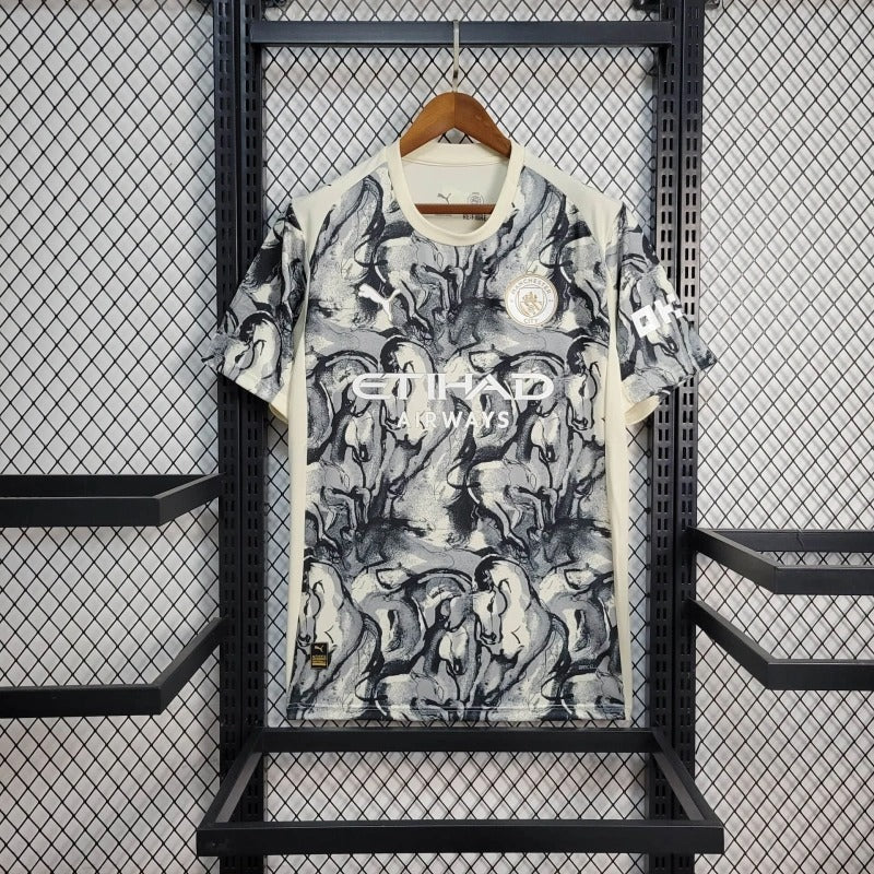 Camiseta Manchester City Edición Horse 2025/26 Versión Fan