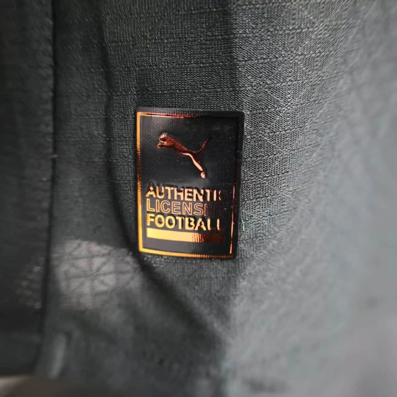 Camiseta Manchester City Visita Black 2025/26 Versión Jugador