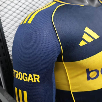 Camiseta Boca Juniors Local Manga Larga 2025/26 Versión Jugador