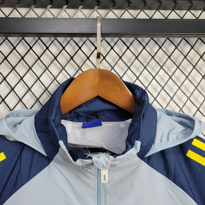 Cortavientos Adidas Boca Juniors Retro Gris