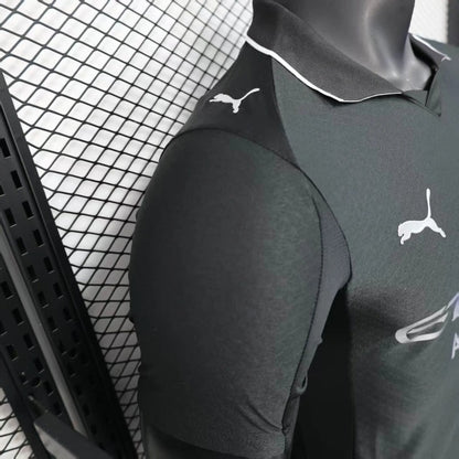 Camiseta Manchester City Visita Black 2025/26 Versión Jugador