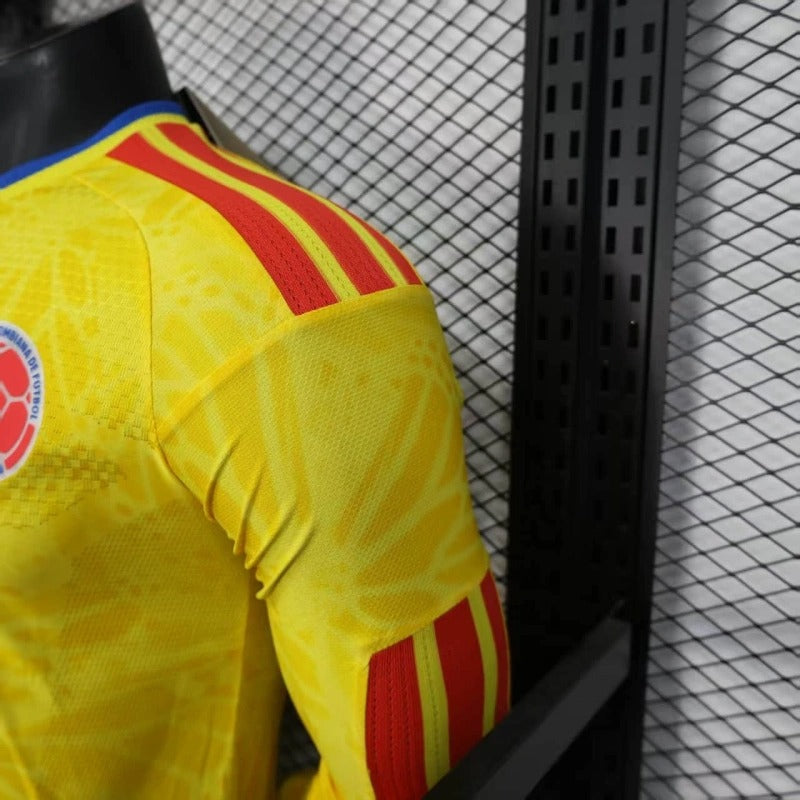 Camiseta Colombia Local Manga Larga 2025/26 Versión Jugador
