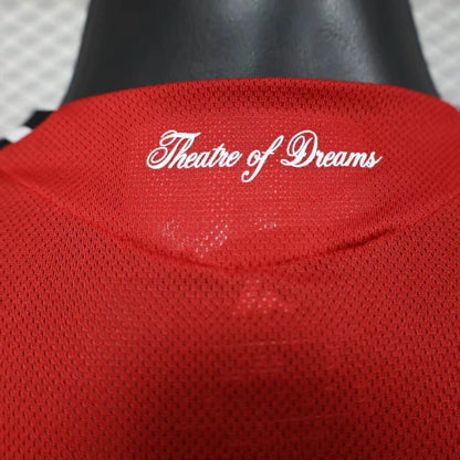 Camiseta Manchester United Local 2025/26 Manga Larga Versión Jugador