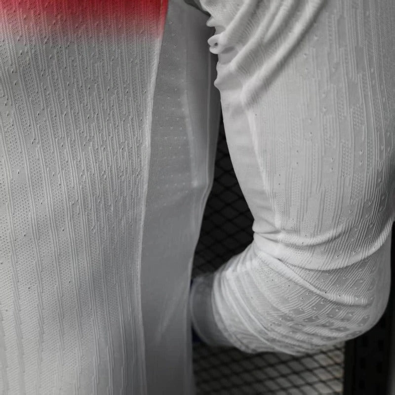 Camiseta Inglaterra Local Manga Larga 2025/26 Versión Jugador