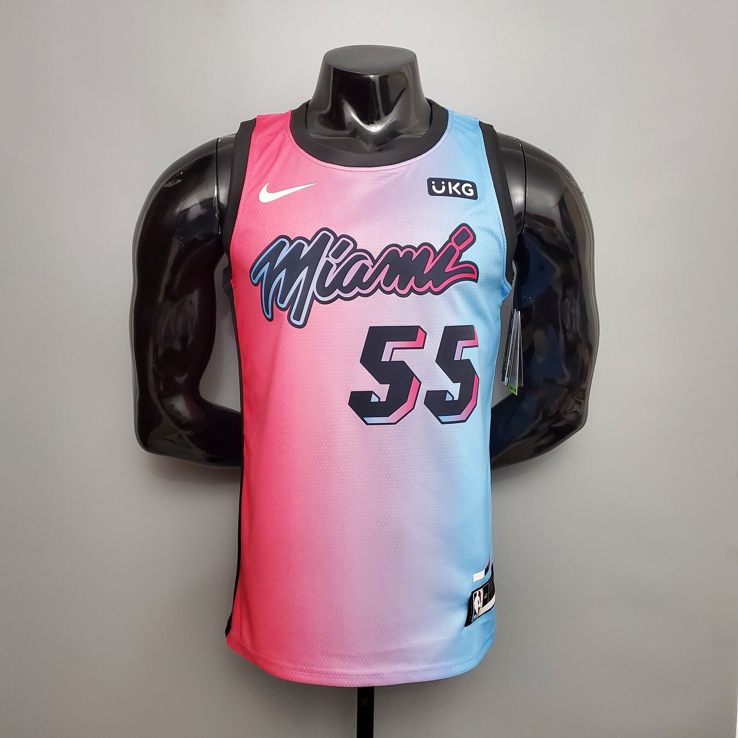 Camiseta Miami Heat "City Edition" Degradado Celeste Rosa