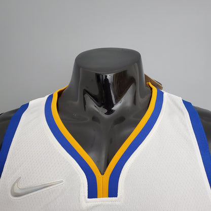 Camiseta Golden State Warriors Clásica Blanca NBA 75 Aniversario