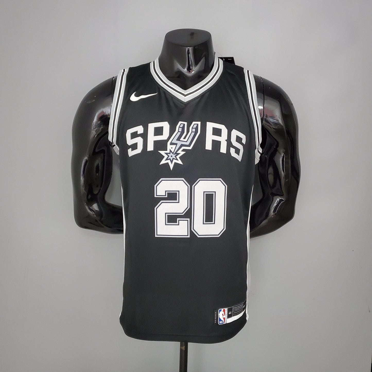 Camiseta San Antonio Spurs "Connect" Negra NBA
