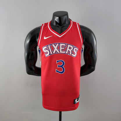 Camiseta Philadelphia 76ers Allen Iverson "Rookie Season" Roja