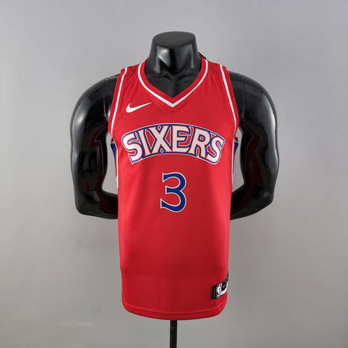 Camiseta Philadelphia 76ers Allen Iverson "Rookie Season" Roja