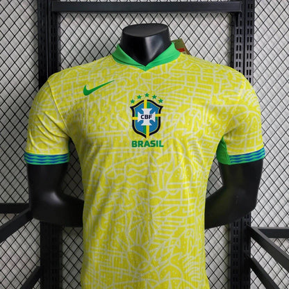 Camiseta Brasil Local 2024 Versión Jugador