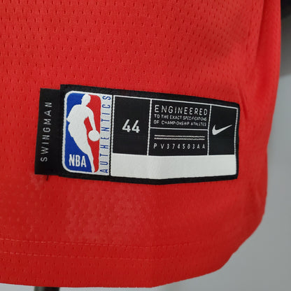 Camiseta Chicago Bulls Roja Clásica Nike Connect