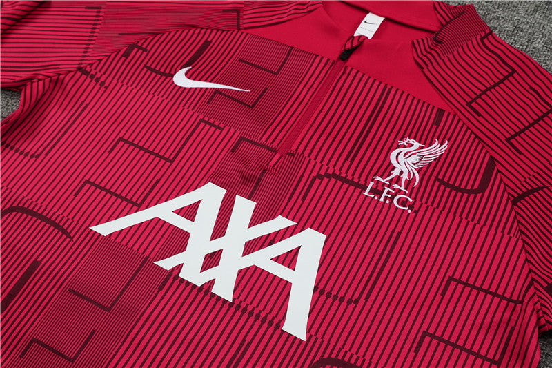 Buzo Completo Liverpool Diseño Rojo 2023/24