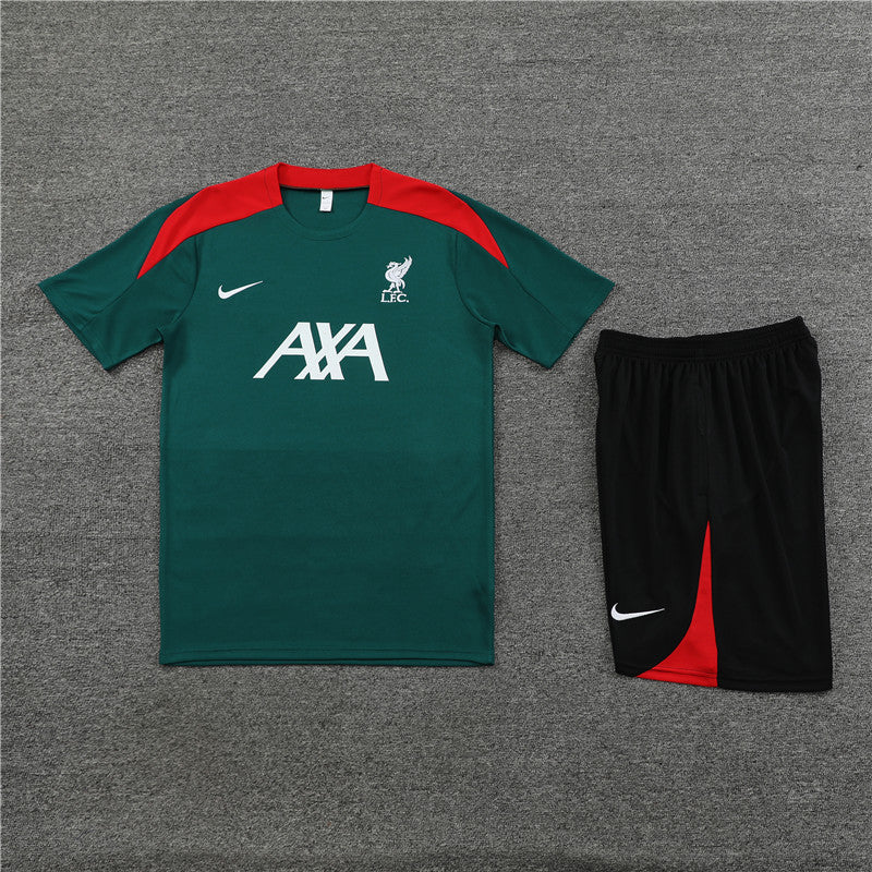 Liverpool Entrenamiento Kit Adulto Verde Rojo